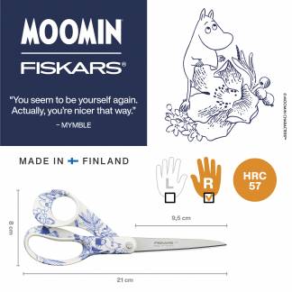 Fiskars Moomin universal saks 21cm Haru