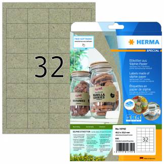 Herma etiket Silphie 48,3x33 kraftpapir (640)