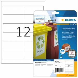 Herma etiket inkjet film ekstra stærk 497x42,3 (120)