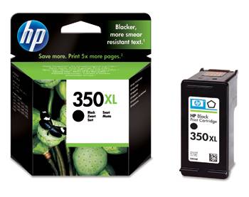 Bl&aelig;kpatron HP CB336EE sort no. 350 XL Vivera 1000 sider v/5%