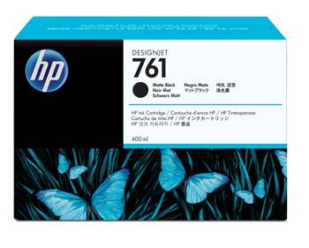 HP 761 matte black ink cartridge, 400ml