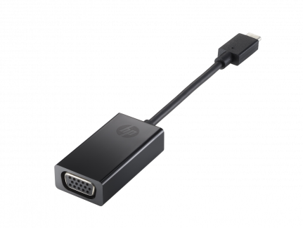 HP USB-C to VGA Adapter, Black (Consumer)