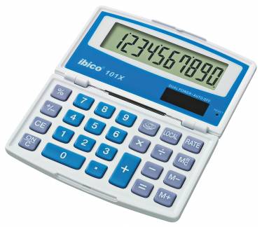 Lommeregner Ibico 101X hvid