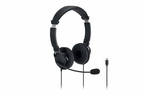 KENSINGTON Headset Classic EQ USB-C Mic Vol Ctrl
