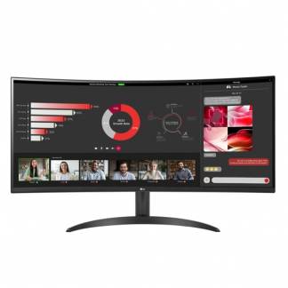 LG 34'' Monitor QHD Curved UltraWide 34WR50QK-B.AEU, Black