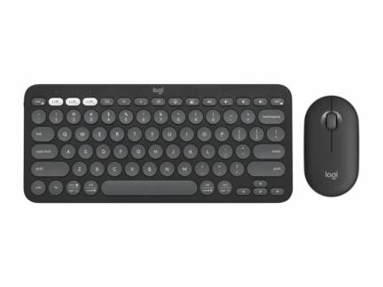 Pebble 2 Combo Wireless Keyb/Mouse, Tonal Graphite (Nordic)