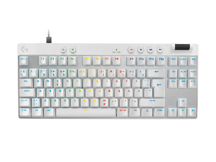 PRO X TKL RAPID Wired Gaming Keyboard Linear, White Nordic