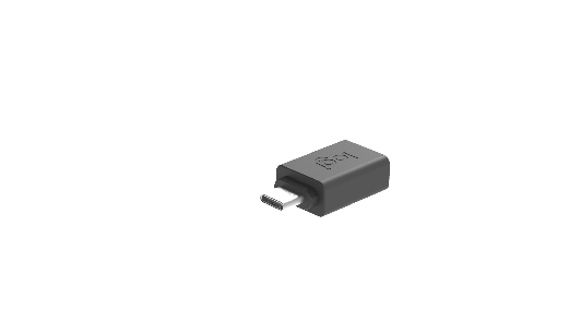 USB-A to C adaptor, Graphite