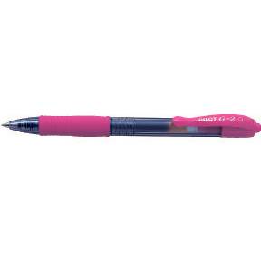 Gelpen G-2 Plus Begreen m/klik 0,7 pink