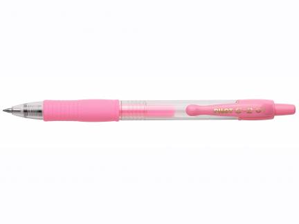 Gelpen G-2 m/klik 0,7 pastel pink
