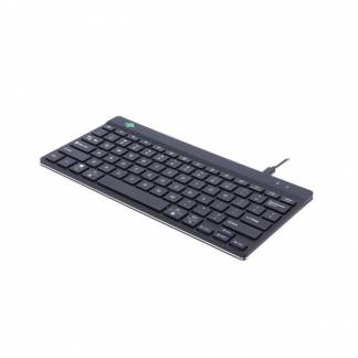 R-Go Compact Break ergonomic wired keyboard, Black (Italian)