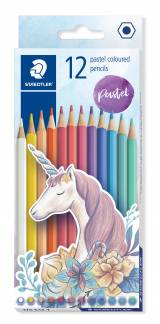 Farveblyant sekskantet pastel farver ass (12)