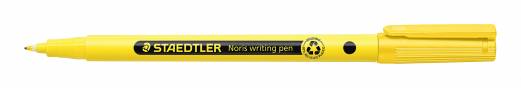 Fineliner Noris skrivepen 0,6mm gul