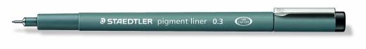 Fineliner pigment liner 0,3mm sort