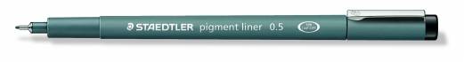 Fineliner pigment liner 0,5mm sort