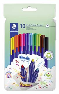 STAEDTLER Fiberpen Triplus Color 1mm ass (10)