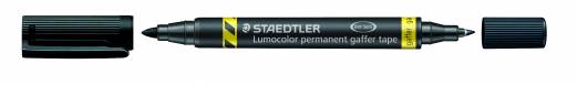 STAEDTLER Marker Duo Lumocolor Perm 1,0/0,6mm sort