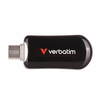 VERBATIM Plectra USB-C Flash Drive Black 512GB