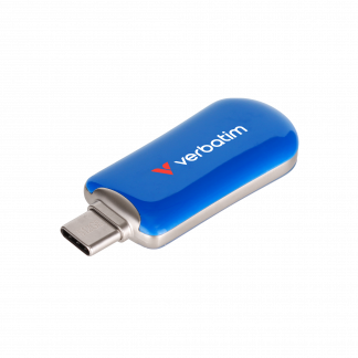 VERBATIM Plectra USB-C Flash Drive Blue 64GB