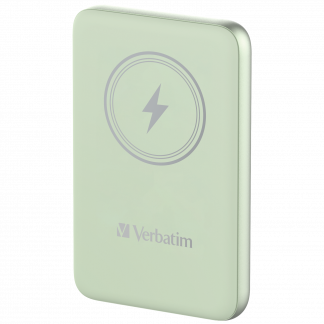 VERBATIM Power P 10000 mAh UBS-C PD 20W WIRELESS 15W Green