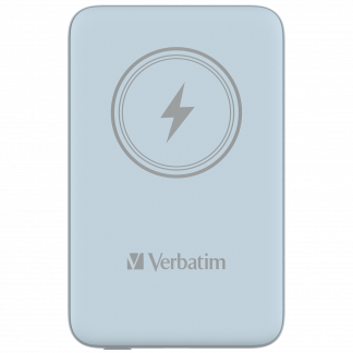 VERBATIM Power P 10000 mAh UBS-C PD 20W WIRELESS 15W Blue