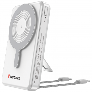 VERBATIM Charge'n'Go 2C & Display PowerBank 10000 mAh Silver