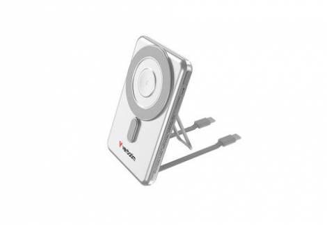 VERBATIM Charge n Go USB-C Cable Power Bank Magnet 5K Silver