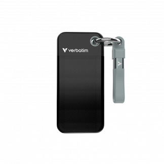 VERBATIM USB 3.2 Gen 2 256GB Pocket SSD, Black/Grey