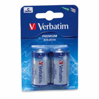 Verbatim Alkaline C/LR14 (2-Pack)