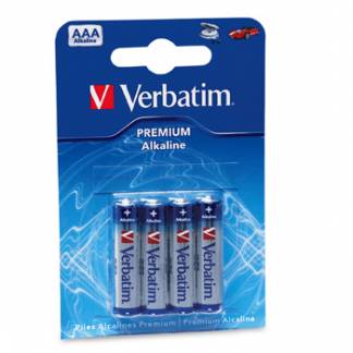 Verbatim Alkaline AAA/LR03 (4-Pack)