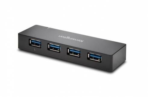 Kensington Hub 4-Port + opladning USB 3.0