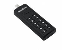 USB 3.0 Keypad Secure Drive 128GB, Black (USB-A)