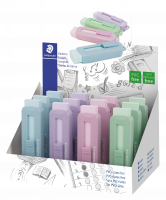 Viskel&aelig;der PVC frit m/skub funktion ass pastel