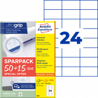 Avery Universaletiketter 70x37mm Promotion (1560)