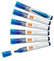 WB marker LiquidInk skr&aring; 4mm bl&aring; (10)