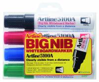 Whiteboard Marker Artline 5100A BIG 4-s&aelig;t