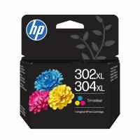 HP 302XL/304XL Tri-clr Original Ink Crtg