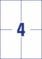 Indstik t/navneskilte printbare 105x148mm (100)