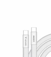 VERBATIM SoftTouch USB-C to C cable 100W 120 cm - White