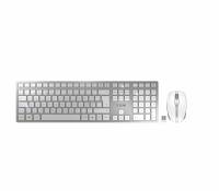 Cherry DW 9100 Slim Wireless Desktop, Silver