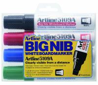 Whiteboardpenne Artline 5109A BIG 4/s&aelig;t