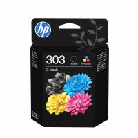 HP 303 tri color & black ink cartridge combo 2-pack