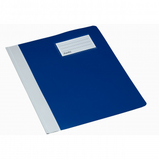 Tilbudsmappe m. etiketlomme A4+ bl&aring;