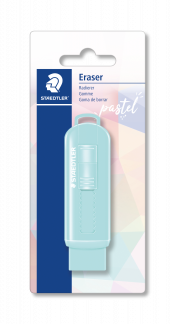 Viskel?der PVC frit m/skub blister Pastel Line