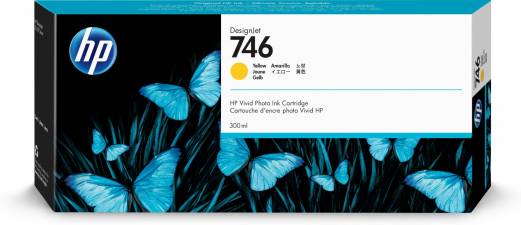 HP HP 746 300 ml. Yellow DesignJet Ink Cartridge