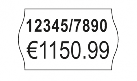 Labels 26x16 G1 White 10-rolls
