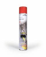 Markeringsspray duraline&reg; 750 Permanent markeringsspray til indend&oslash;rs og udend&oslash;rs brug. R&aelig;kker til ca. 100 meter slidst&aelig;rke linjer.