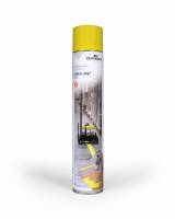 Markeringsspray duraline&reg; 750 Permanent markeringsspray til indend&oslash;rs og udend&oslash;rs brug. R&aelig;kker til ca. 100 meter slidst&aelig;rke linjer.
