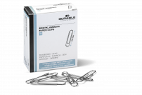 Papirclips 50 mm kobberbelagt, rundede, 100 stk Kobberbelagte 50 mm metalclips