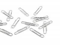 Papirclips 50 mm zinkbelagt, bølgede, 100 stk Zinkbelagte 50 mm bølgede metalclips, giver bedre greb